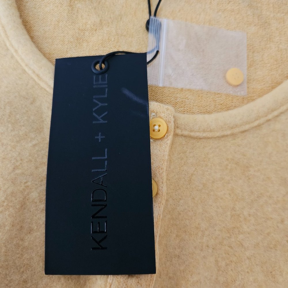 Kendall & Kylie Womens Tank Top Bodysuit Marigold Yellow Medium - Picture 5 of 10